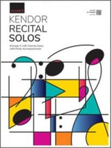 Kendor Recital Solos #2 Clarinet and Piano with Online Audio cover